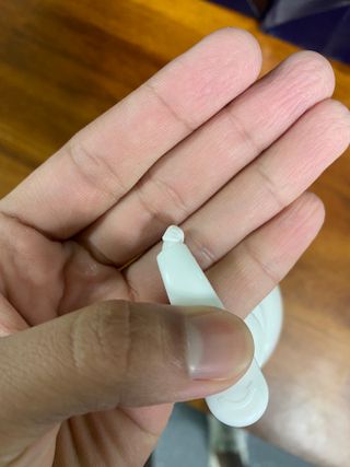 [닥터문] 프리미엄 알로에베라 선크림 500ml — 5점을 준 리뷰어가 2022년 6월 올린 사용 사진