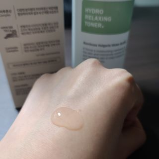 나나스킨 하이드로릴렉싱토너 — 5점을 준 리뷰어가 2021년 4월 올린 사용 사진