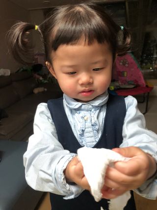 [올가드] 무방부제 대용량 코인티슈 500개입 + 휴대용케이스 1개 — 5점을 준 리뷰어가 2022년 12월 올린 사용 사진