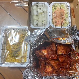 [오늘통닭 수유본점] 콘치즈닭 — 5점을 준 리뷰어가 2021년 1월 올린 사용 사진