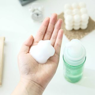 카오리온코스메틱스 데일리 바이탈 워시 퓨어버블 — 5점을 준 리뷰어가 2021년 7월 올린 사용 사진
