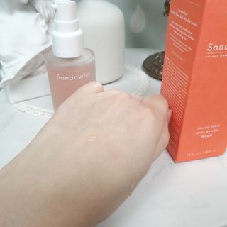 산다화 더블 이펙트 안티 링클 세럼 50ml — 5점을 준 리뷰어가 2023년 1월 올린 사용 사진