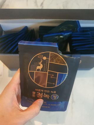 광동생활건강 [광동] 바르게 만든 녹용, 광동정녹청 — 5점을 준 리뷰어가 2021년 12월 올린 사용 사진
