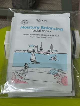 세뚜아(Cettua) [세뚜아] 모이스처 밸런싱 페이셜 마스크 Cettua Moisture Balancing Facial Mask 5매 — 5점을 준 리뷰어가 2024년 1월 올린 사용 사진