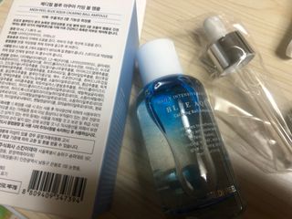 메디필 블루 아쿠아 카밍 볼 앰플 — 5점을 준 리뷰어가 2021년 3월 올린 사용 사진