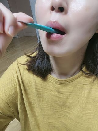 [유산균] 오마이락 장편한습관 프로바이오틱스 30P — 4.5점을 준 리뷰어가 2022년 11월 올린 사용 사진