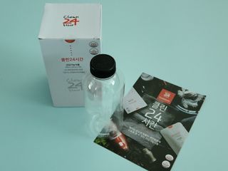 클린24시간 1BOX(5포) + 전용보틀(500ml) — 5점을 준 리뷰어가 2023년 3월 올린 사용 사진