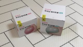 트라택 쿠셔닝 웨이트볼 0.5kg + 1kg SET — 5점을 준 리뷰어가 2022년 4월 올린 사용 사진