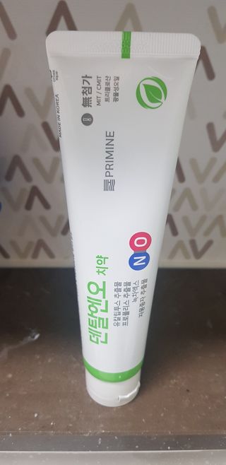 프리마인 유해균 뿐만 아니라 유익균까지 씻어내는 치약은 그만, 건강한 구강환경을 만드는 덴탈엔오 — 4점을 준 리뷰어가 2022년 7월 올린 사용 사진