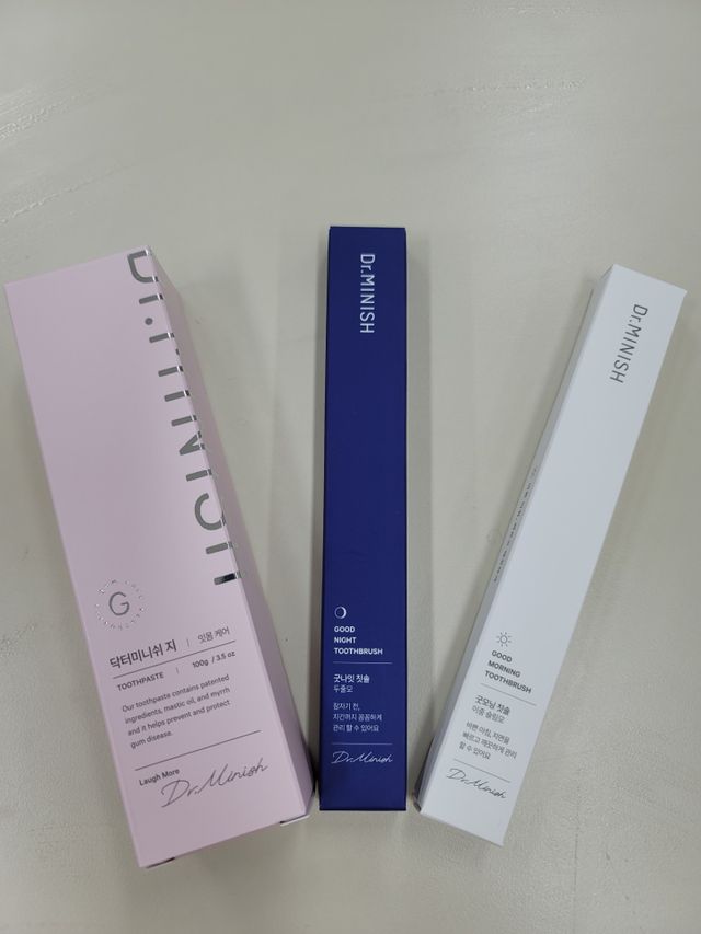 치과의사가 만든 구취제거 치약, 칫솔 세트 리뷰 사진