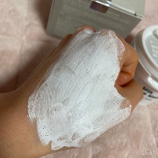 리더스코스메틱 리더스 밀크 스폰지 마스크 — 4점을 준 리뷰어가 2021년 1월 올린 사용 사진