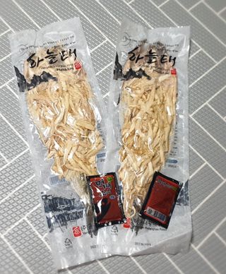 [오늘바스켓] 용대리 손질하늘태 130g — 5점을 준 리뷰어가 2021년 6월 올린 사용 사진