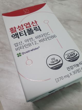 [리노브] 4세대 활성엽산 액티폴릭 270mg x 30정 — 5점을 준 리뷰어가 2022년 8월 올린 사용 사진