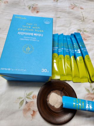 메디포스트 모비타 바디코드 식이섬유 차전자피에 빠지다 30포 — 5점을 준 리뷰어가 2022년 12월 올린 사용 사진