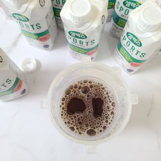 셀렉스스포츠 셀렉스 스포츠 웨이 프로틴 복숭아_ 330ml x 12팩 — 4점을 준 리뷰어가 2021년 7월 올린 사용 사진