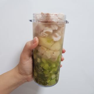 수플먼트 나는 마신닭!! 닭가슴살 주스키트, 먹기 힘들었던 닭가슴살 이제는 마시자 — 4점을 준 리뷰어가 2023년 3월 올린 사용 사진