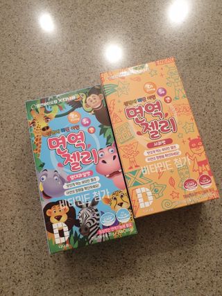다나음 셀렌에 빠진 아연면역젤리 열대과일맛+사과맛 — 5점을 준 리뷰어가 2021년 2월 올린 사용 사진