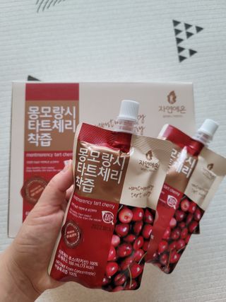 자연에온 몽모랑시 타트체리 착즙 100mL 10개입 2BOX — 5점을 준 리뷰어가 2021년 1월 올린 사용 사진