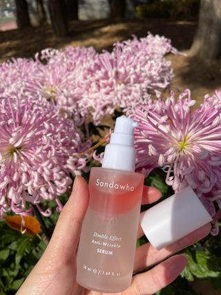 산다화 더블 이펙트 안티 링클 세럼 50ml — 5점을 준 리뷰어가 2021년 11월 올린 사용 사진