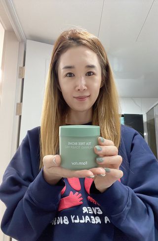 팜스테이 티트리 바이옴 카밍 토너 패드 — 5점을 준 리뷰어가 2023년 1월 올린 사용 사진
