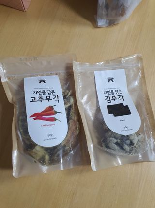 자연을담은모듬부각 — 5점을 준 리뷰어가 2022년 1월 올린 사용 사진