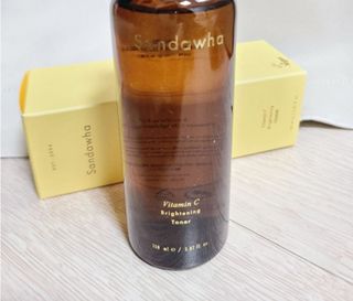 스킨큐어 산다화 비타민c 화이트닝 토너 150ml — 5점을 준 리뷰어가 2022년 2월 올린 사용 사진