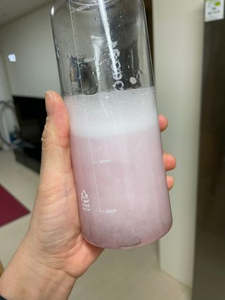 [음료수 대신 가능!]  빠르게 흡수되는 아임오 타먹는 콜라겐 1박스 — 4.5점을 준 리뷰어가 2023년 4월 올린 사용 사진