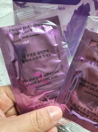 [레제르] 아로마 수액패치 발패치 30매입 -라벤더향/유칼립투스향/대나무향 — 5점을 준 리뷰어가 2022년 10월 올린 사용 사진