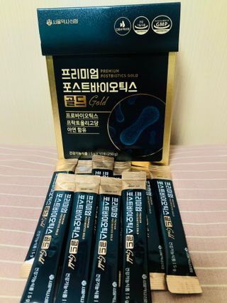 서울약사신협_프리미엄포스트바이오틱스골드_5g x 50포 — 5점을 준 리뷰어가 2021년 4월 올린 사용 사진