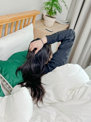의식주의 비건 인증 오가닉 순면 베개 커버 레이어 커플 세트 — 5점을 준 리뷰어가 2023년 3월 올린 사용 사진