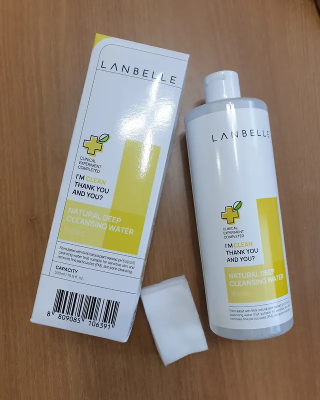 랑벨 내츄럴 딥 클렌징 워터 500ml 리뷰 사진