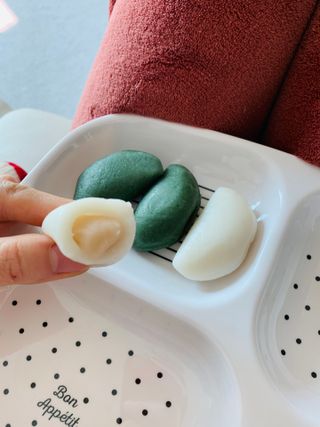 종로복떡방 레트로 3총사 바람떡 세트 — 5점을 준 리뷰어가 2021년 5월 올린 사용 사진