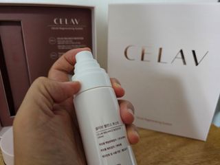 프리마인 바르기만 하면 철벽 스킨케어+24시간 마스크팩 효과. 셀라브 리제너레이팅 시스템 부스터+크림 세트 — 5점을 준 리뷰어가 2023년 5월 올린 사용 사진