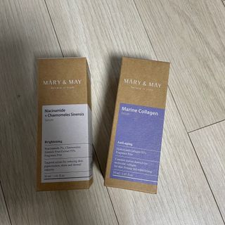 마리엔메이 히알루로닉스 세럼 ,나이아신아마이드 모과 세럼, 마린콜라겐 세럼, 청귤 흰목이버섯 추출물 세럼 — 5점을 준 리뷰어가 2021년 10월 올린 사용 사진