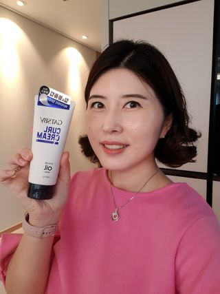 [갸스비] 곱슬 머리부터 파마까지 남자의 컬을 위한 갸스비 컬크림 — 5점을 준 리뷰어가 2021년 10월 올린 사용 사진