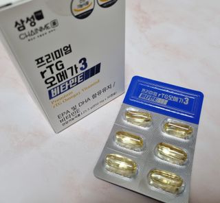 체인미 프리미엄 rTG 오메가3 비타민E 850mg x 30캡슐 — 5점을 준 리뷰어가 2021년 11월 올린 사용 사진
