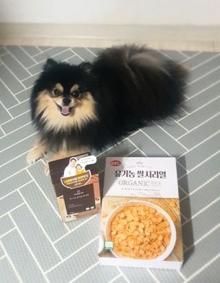 씨알푸드 유기농 쌀 시리얼 390g + 갓 구운 유기농 발아통곡물 150g — 5점을 준 리뷰어가 2021년 12월 올린 사용 사진