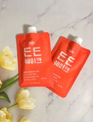 [덜다] 든든 식물성 단백질 쉐이크 40g X 7입 (곡물/딸기) — 5점을 준 리뷰어가 2023년 10월 올린 사용 사진