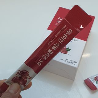 이너미인 석류 콜라겐 스틱 — 5점을 준 리뷰어가 2021년 1월 올린 사용 사진