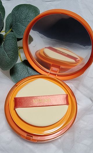 광동생활건강 MF[광동] 비타500✨주름개선·미백·SPF50+🌞퍼펙트쉴드 빅 선쿠션 본품 — 5점을 준 리뷰어가 2024년 5월 올린 사용 사진