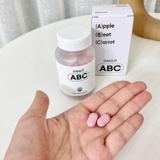 야채습관 ABC 120정 2개월분 하루야채 — 3.5점을 준 리뷰어가 2022년 8월 올린 사용 사진