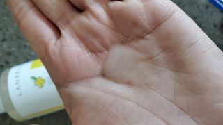 랑벨 내츄럴 딥 포어 클렌저 210ml (저자극 약산성 천연 클렌징 젤) — 3.5점을 준 리뷰어가 2022년 3월 올린 사용 사진