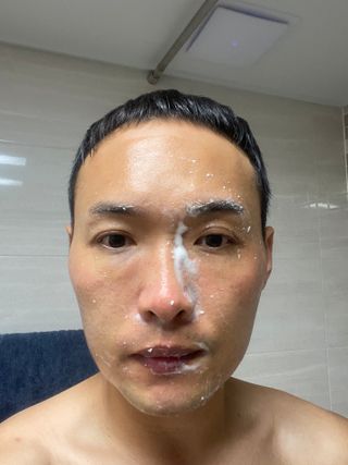 파시랩 그린 플러스 락토 버블 필링 — 5점을 준 리뷰어가 2021년 5월 올린 사용 사진