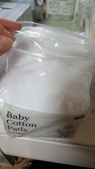 디어엘로디 프리미엄 유기농 베이비 솜티슈 40매 3 + 1 PACK — 5점을 준 리뷰어가 2021년 2월 올린 사용 사진