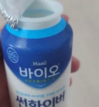 LIVE 매일바이오 썬화이버 드링킹 요거트 — 4점을 준 리뷰어가 2022년 8월 올린 사용 사진