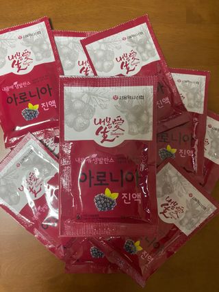서울약사신협_내몸애생발란스아로니아_70ml x 30포 — 5점을 준 리뷰어가 2021년 6월 올린 사용 사진
