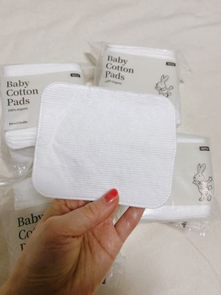 디어엘로디 프리미엄 유기농 베이비 솜티슈 40매 3 + 1 PACK — 5점을 준 리뷰어가 2021년 3월 올린 사용 사진