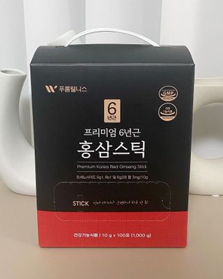 [푸름웰니스] 프리미엄 6년근 홍삼스틱 3mg x 100포 — 5점을 준 리뷰어가 2022년 2월 올린 사용 사진