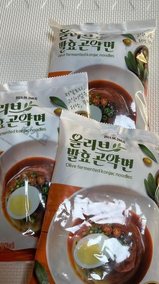 클린24시간 올리브 발효곤약면 찰비빔면 1세트-(3봉) — 4점을 준 리뷰어가 2024년 2월 올린 사용 사진