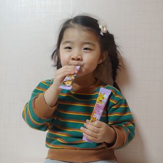 다나음 180도 칼슘젤리+아연면역젤리 — 5점을 준 리뷰어가 2022년 1월 올린 사용 사진